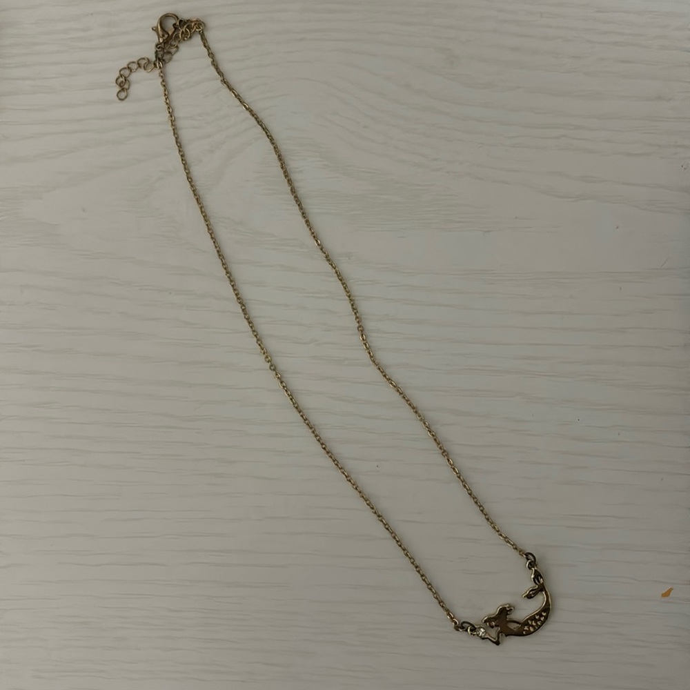 Gold Mermaid Necklace